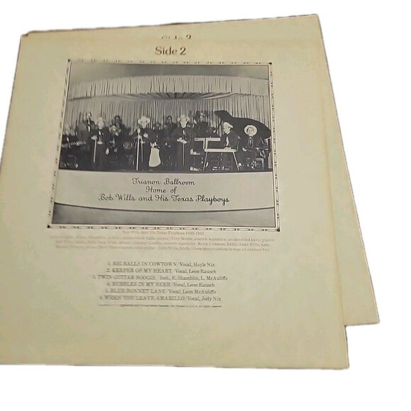 Bob Wills & TX Playboys- For The Last Time OG Vinyl LP, UA Records, EX/UC, 1974 - Picture 12 of 14